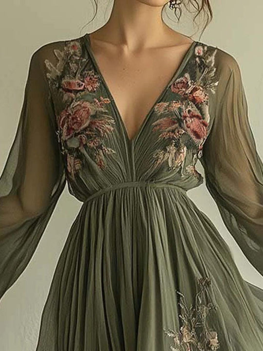 Laurelle™ | Abito elegante in chiffon