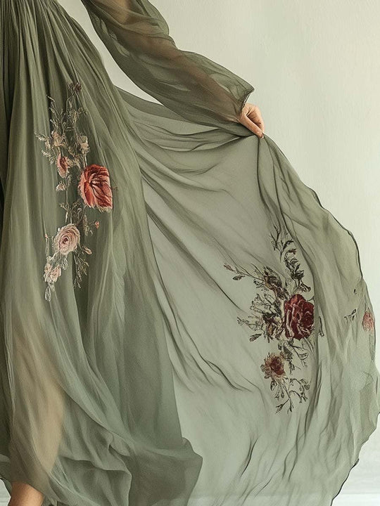 Laurelle™ | Abito elegante in chiffon