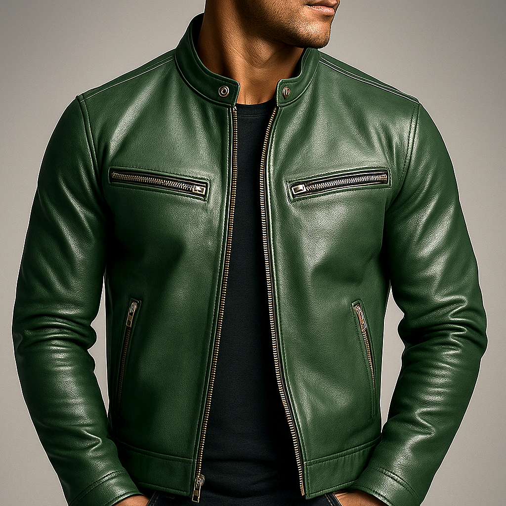 Giacca Vintage in Pelle da Uomo – Stile Senza Tempo, Lavorazione Pregiata e Comfort Tutto il Giorno