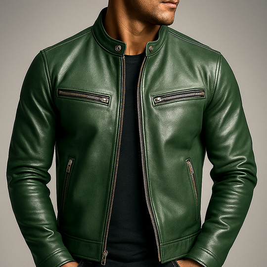 Giacca Vintage in Pelle da Uomo – Stile Senza Tempo, Lavorazione Pregiata e Comfort Tutto il Giorno