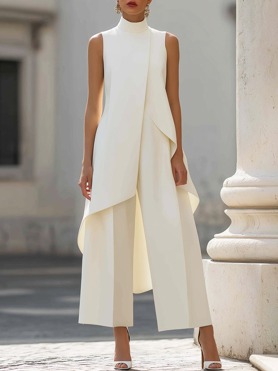 Caterina™ | Completo Elegante con Pantaloni Palazzo