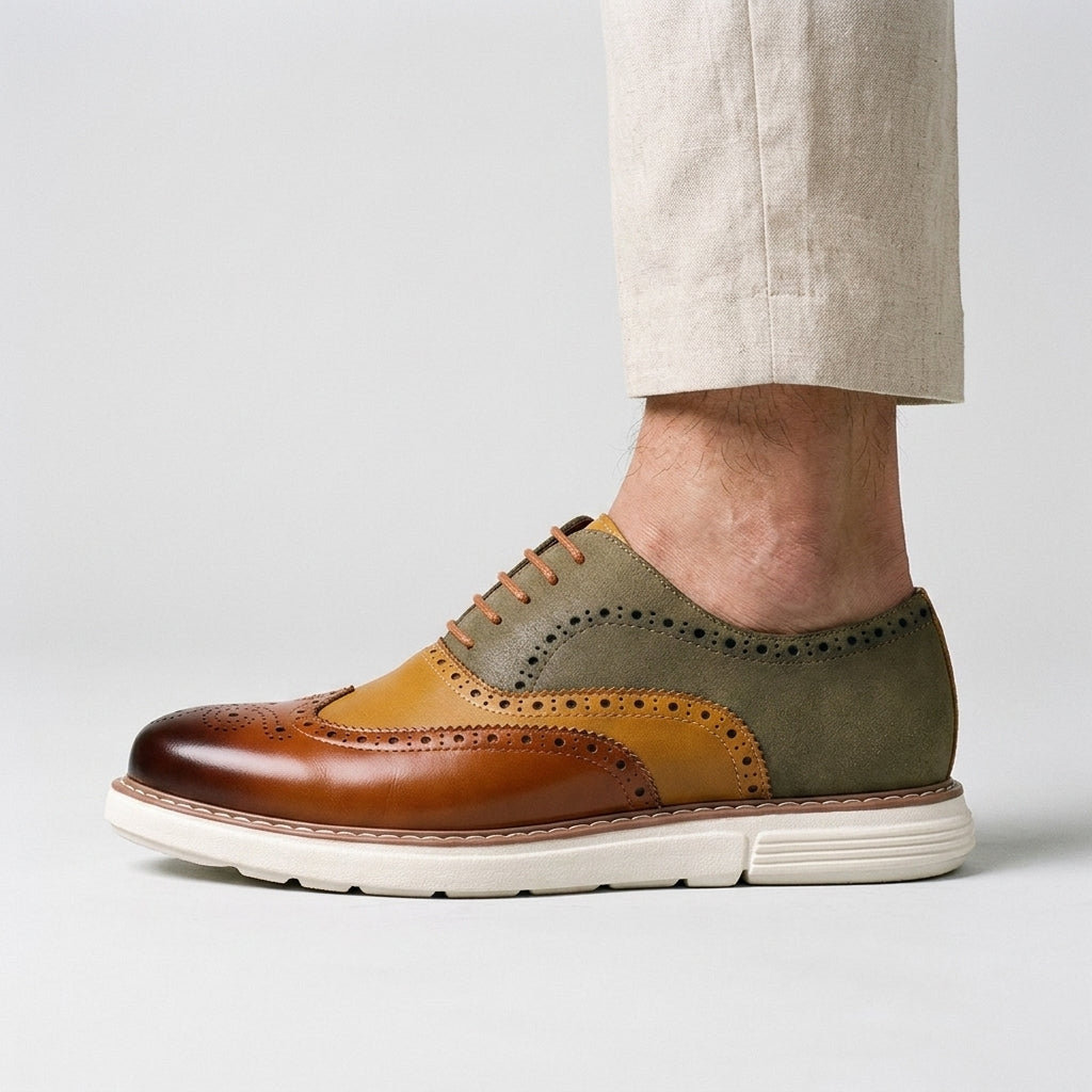 Declan | Scarpe Oxford da uomo con punta a coda di rondine