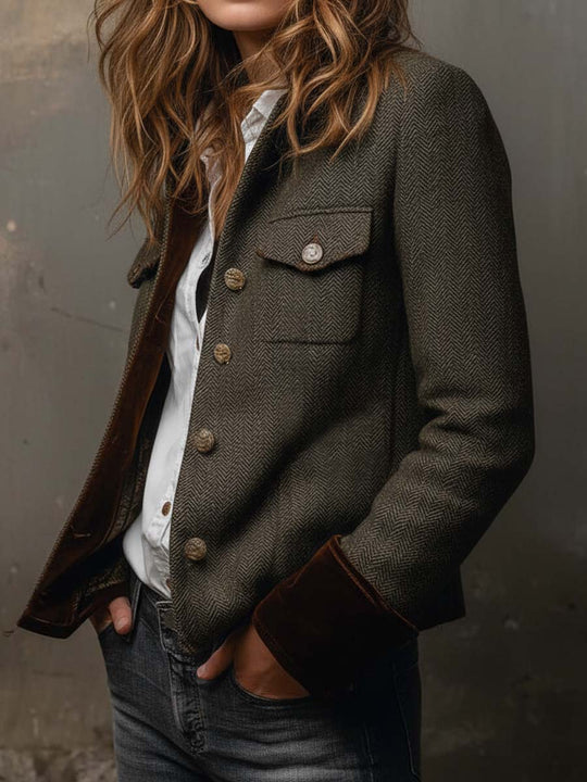 Luisa™ | Blazer con Bordo a Contrasto