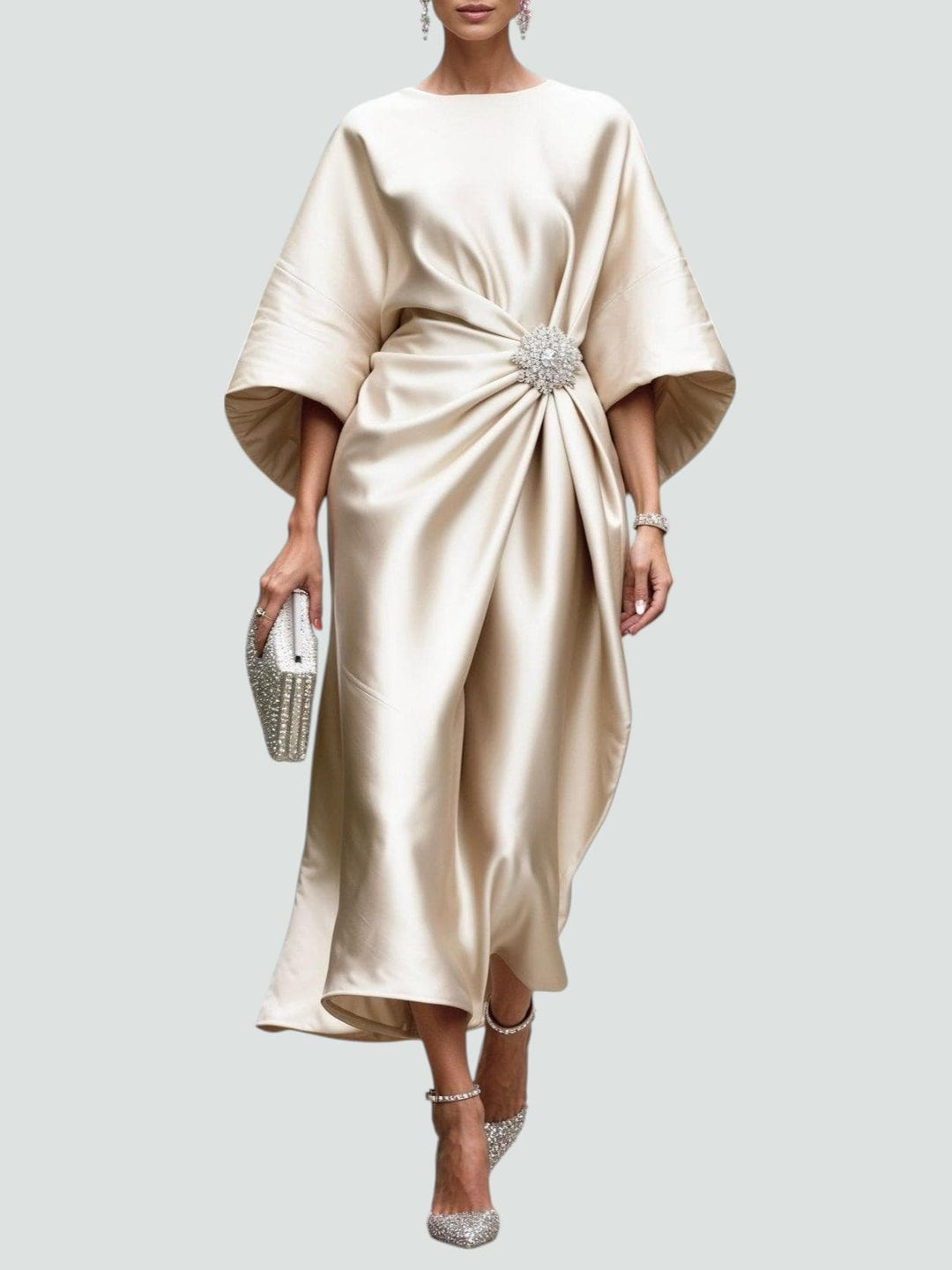 Lona™ | Abito lungo elegante in raso