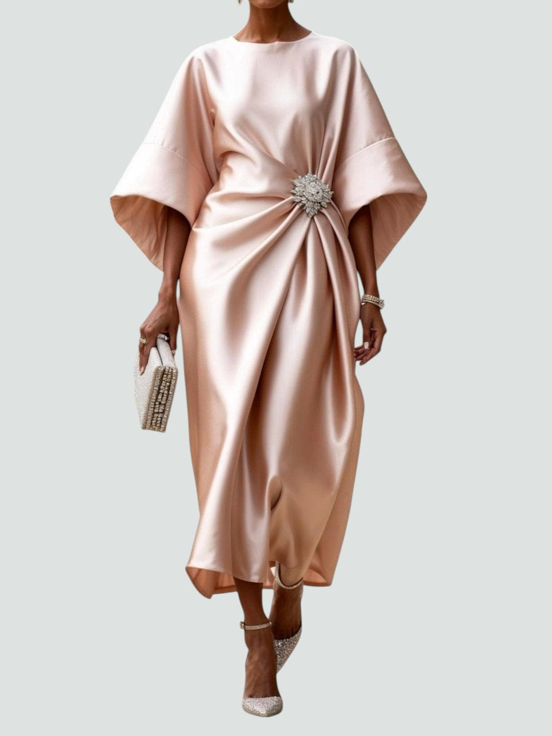 Lona™ | Abito lungo elegante in raso