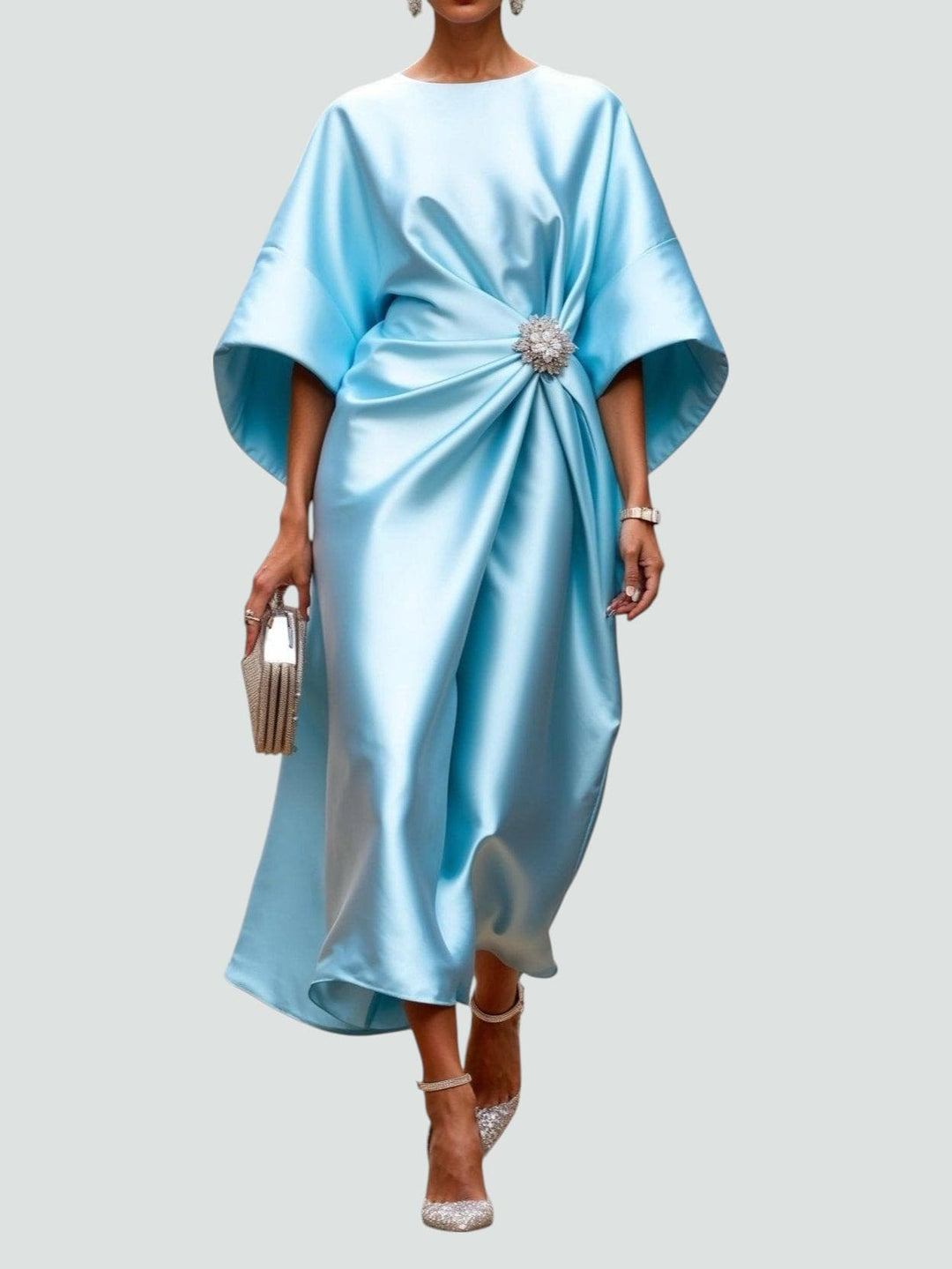 Lona™ | Abito lungo elegante in raso