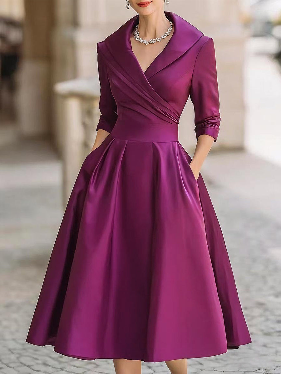 Emy™ | Abito elegante con corpetto incrociato