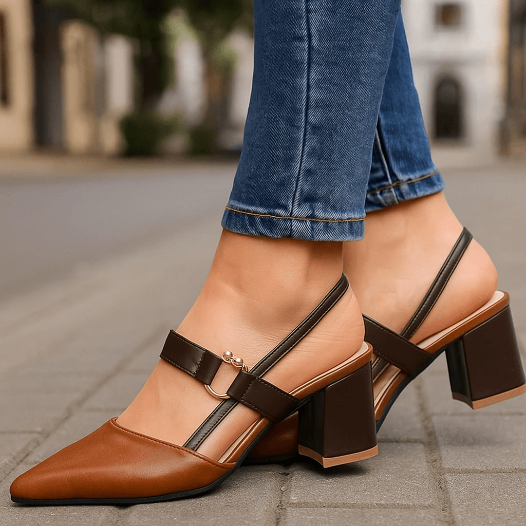 Rebecka | Scarpe con tacco e dettaglio ad anello