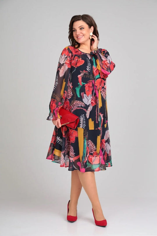 Florinda™ | Abito elegante a fiori