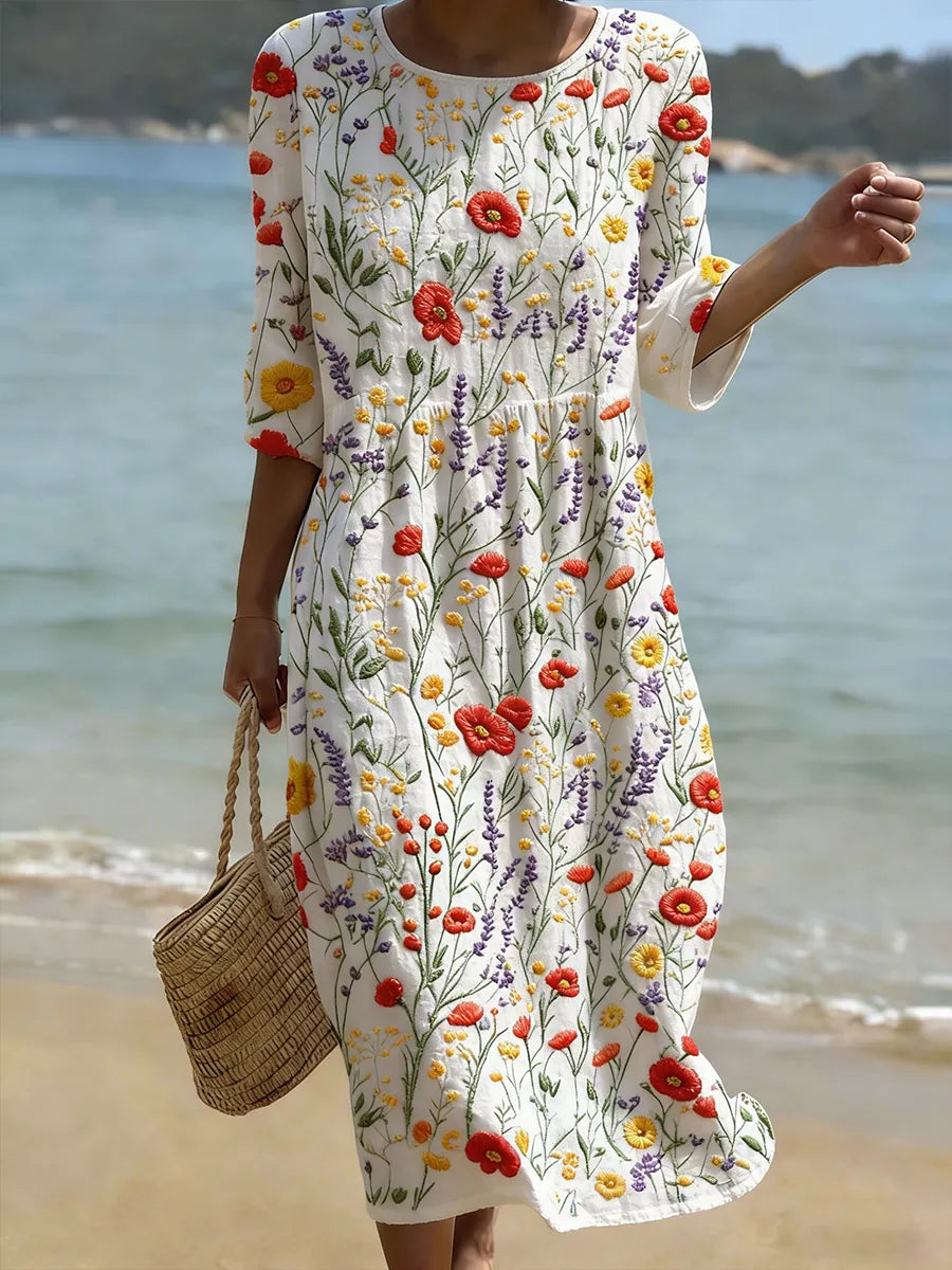 Nicole | Elegant Floral Dress
