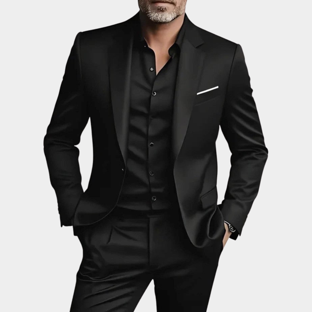 Balthazar | Completo Aderente a Due Pezzi con Blazer e Revers Classici