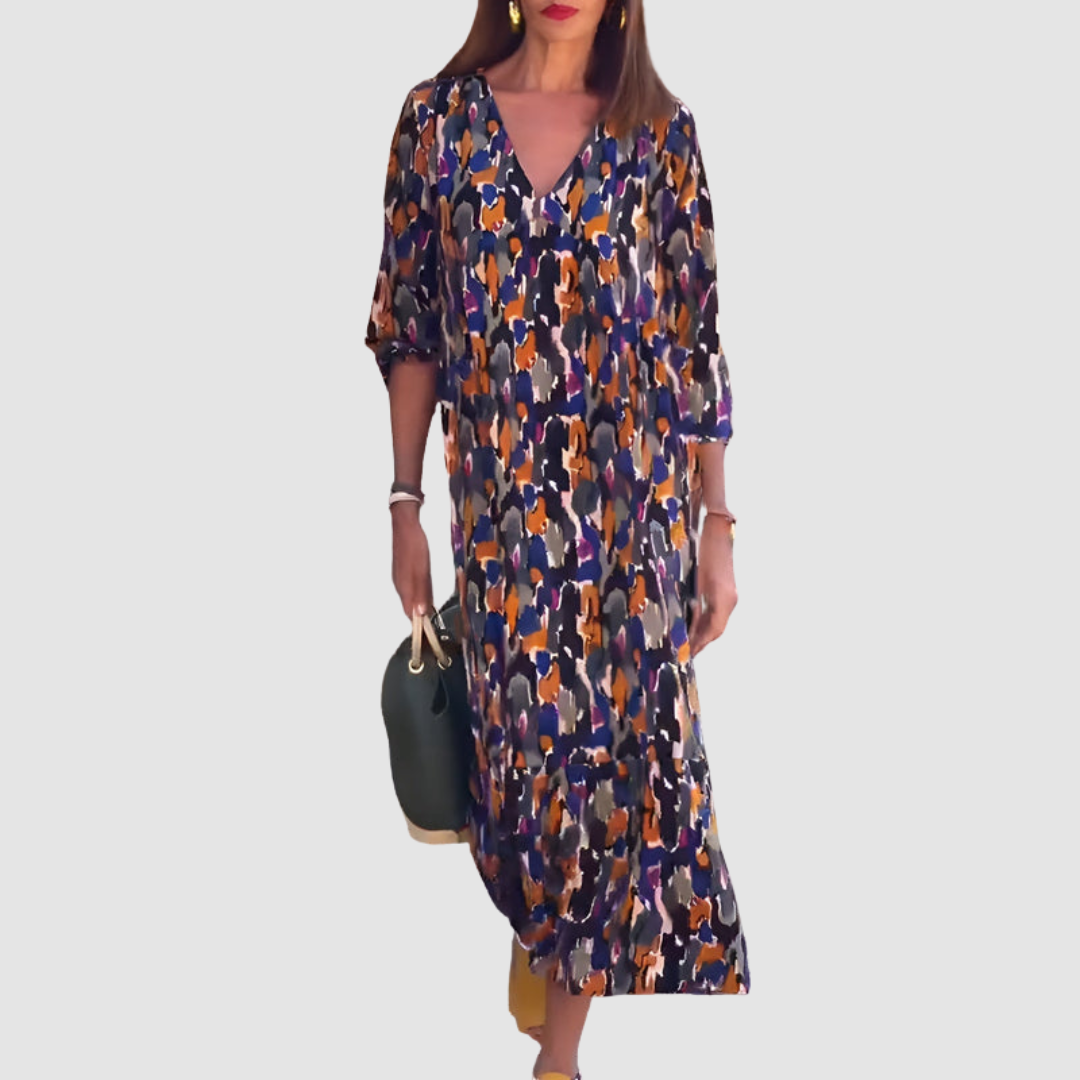 Frances™ | Abito con scollo a V