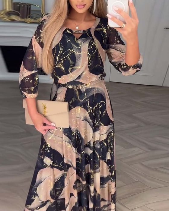 Cornelia™ Elegant Chiffon Dress