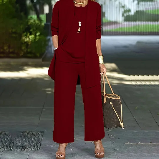 Laney™ | Completo tre pezzi casual elegante