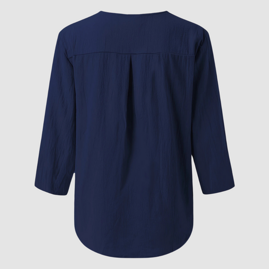 Melisa™ Casual Cotton &amp; Linen Blouse
