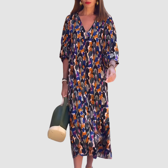 Frances™ | Abito con scollo a V