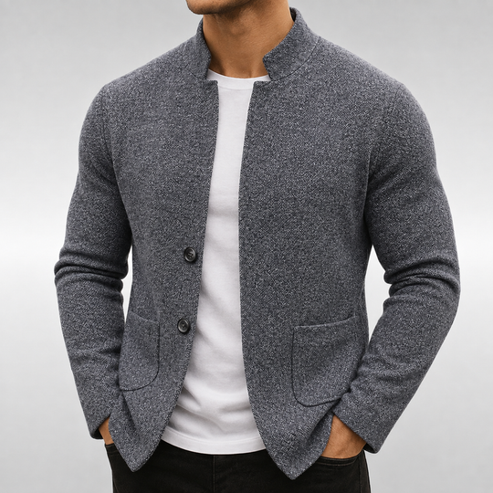 Leonard | Cardigan Casual Lavorato da Uomo