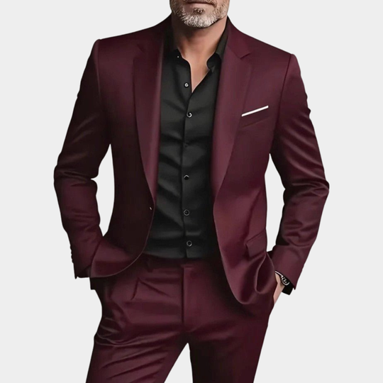 Balthazar | Completo Aderente a Due Pezzi con Blazer e Revers Classici