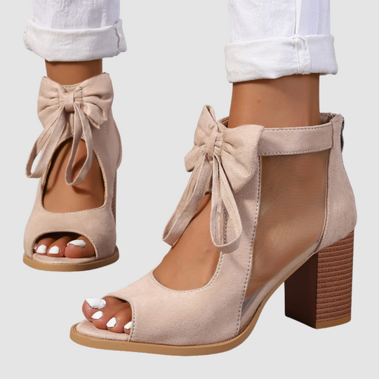 Rebecca™ | Scarpe ortopediche con tacco e fiocco