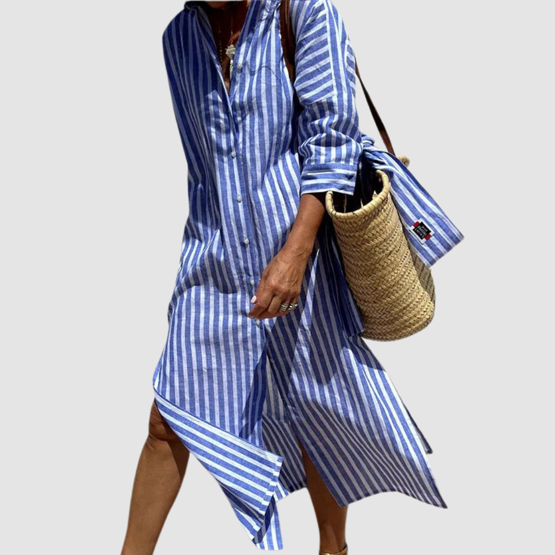 Nichole™ | Abito estivo elegante a righe