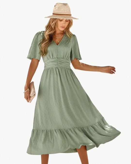 Rosita™ Elegant embroidered dress