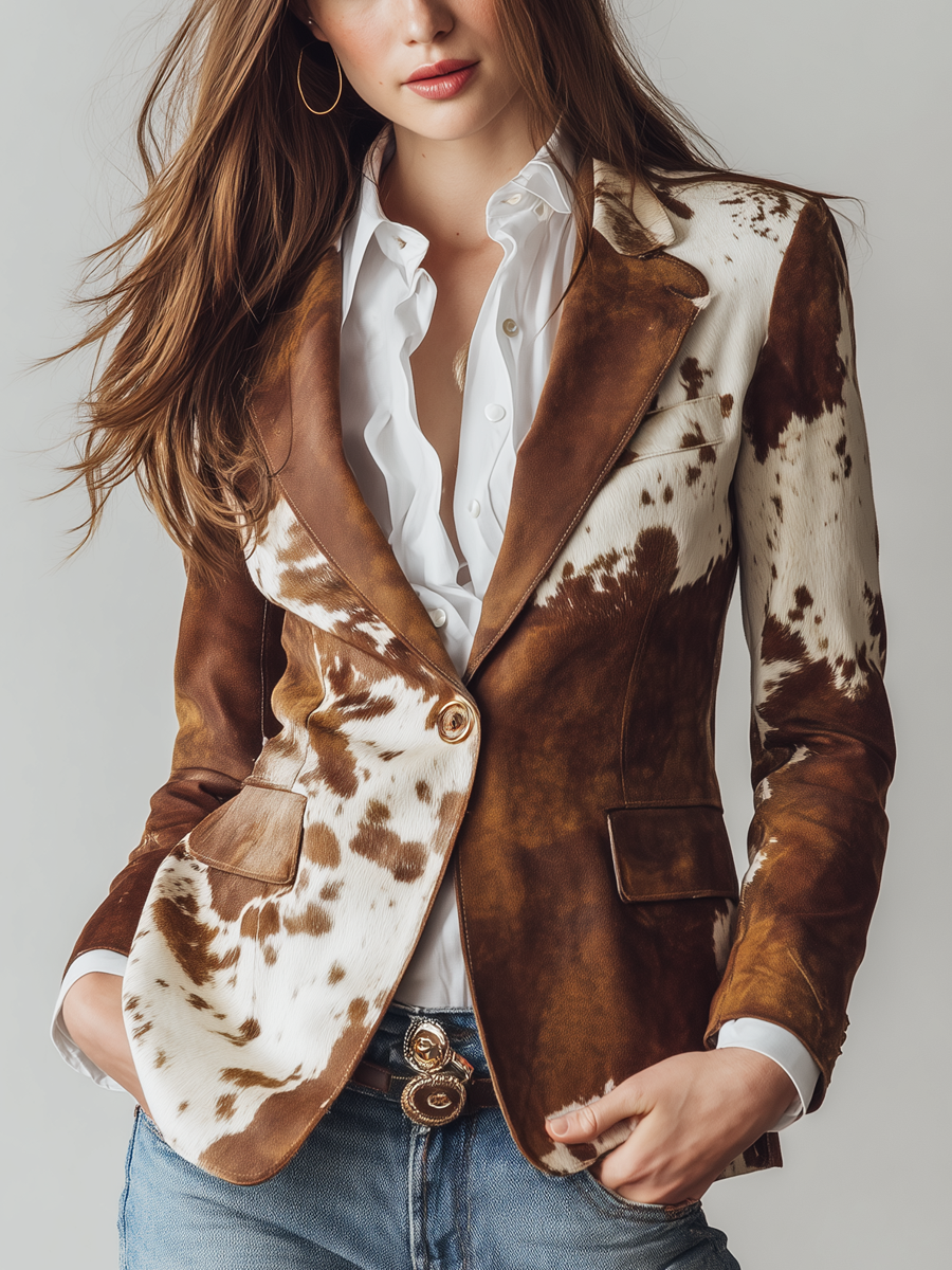 Carlotta™ | Blazer Animalier Vintage
