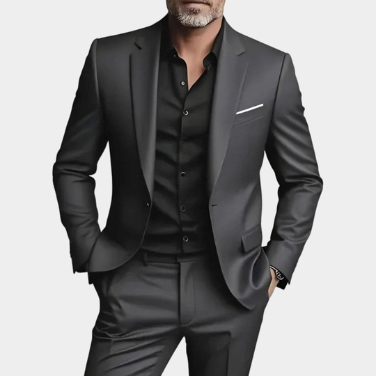 Balthazar | Completo Aderente a Due Pezzi con Blazer e Revers Classici