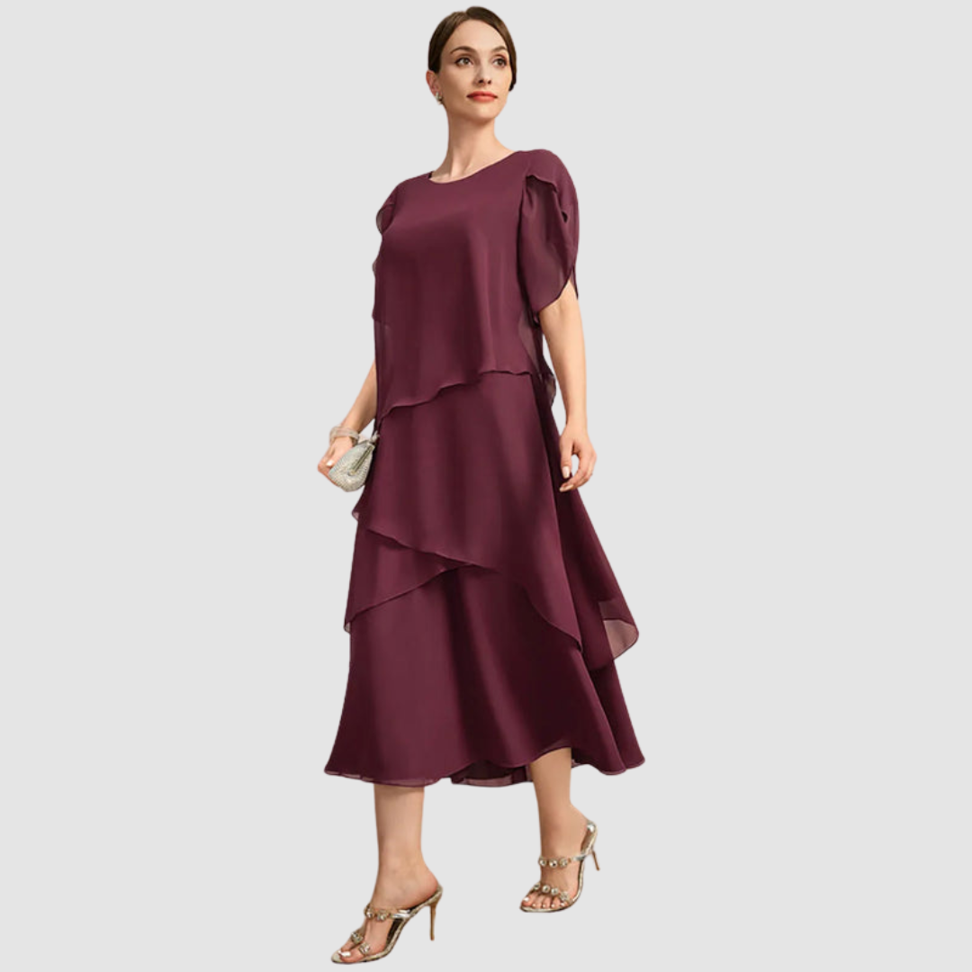 Cierra™ | Abito elegante in chiffon