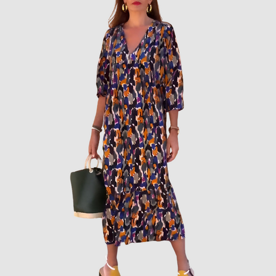 Frances™ | Abito con scollo a V