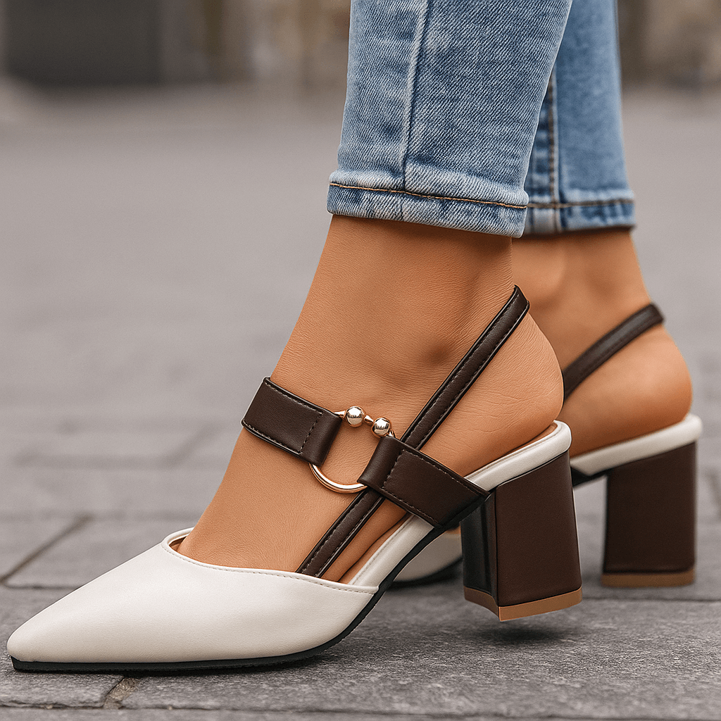 Rebecka | Scarpe con tacco e dettaglio ad anello
