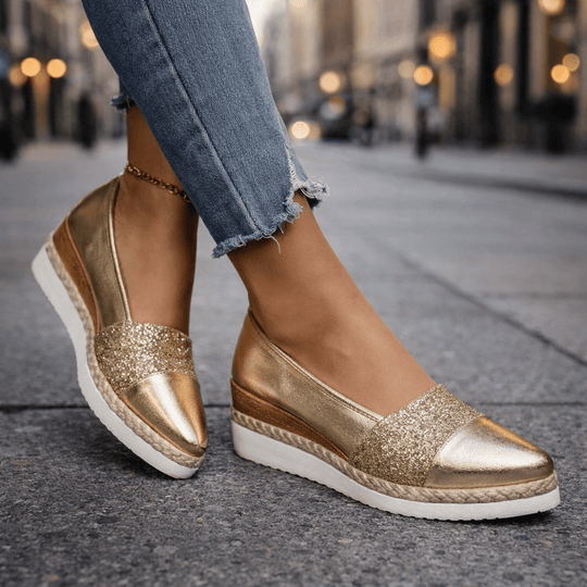 Arisa | Scarpe luminose con zeppa