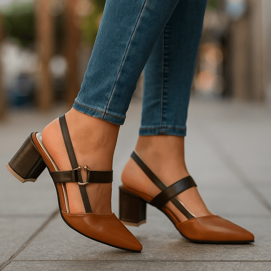 Rebecka | Scarpe con tacco e dettaglio ad anello