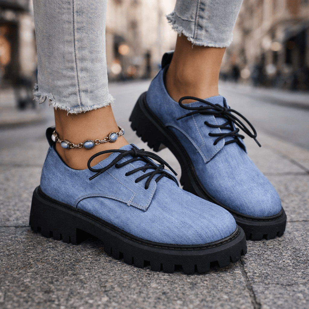 Tiva | Scarpe con lacci e plateau