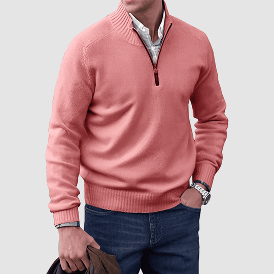 Barry™ | Maglione da uomo con zip corta