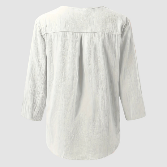 Melisa™ Casual Cotton &amp; Linen Blouse