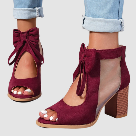 Rebecca™ | Scarpe ortopediche con tacco e fiocco