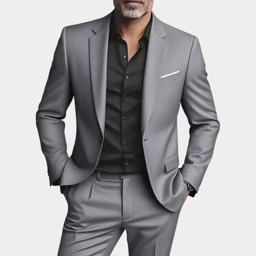 Balthazar | Completo Aderente a Due Pezzi con Blazer e Revers Classici