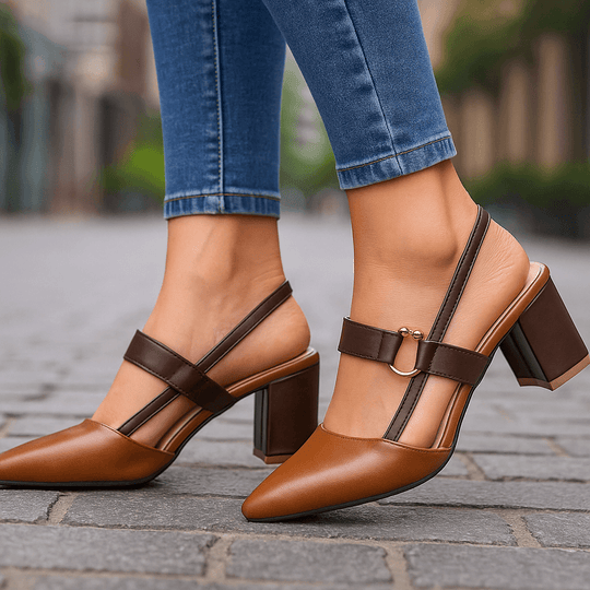 Rebecka | Scarpe con tacco e dettaglio ad anello