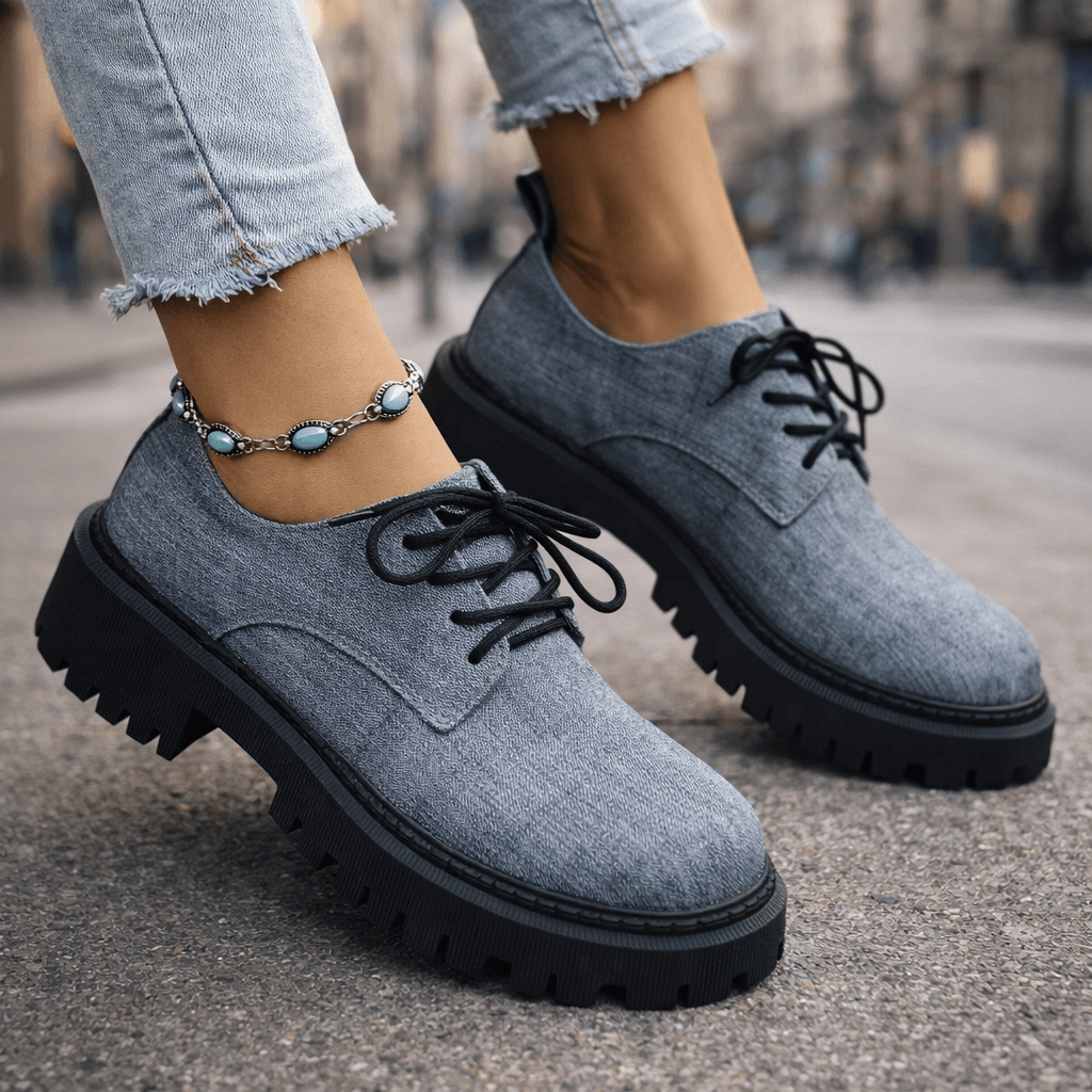 Tiva | Scarpe con lacci e plateau