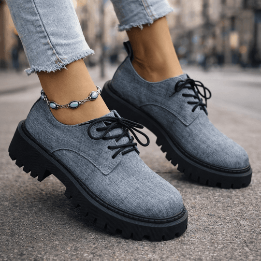 Tiva | Scarpe con lacci e plateau