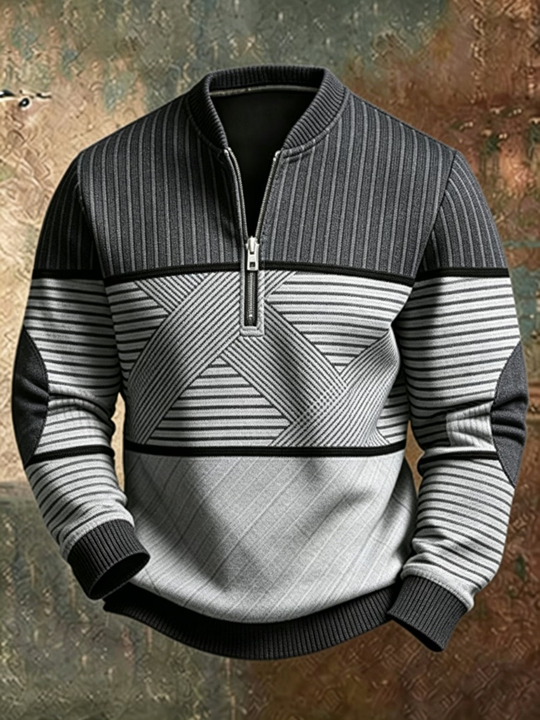 Vittorio™ | Maglione Uomo con Mezza Zip