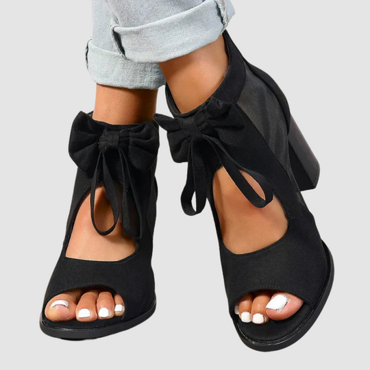 Rebecca™ | Scarpe ortopediche con tacco e fiocco