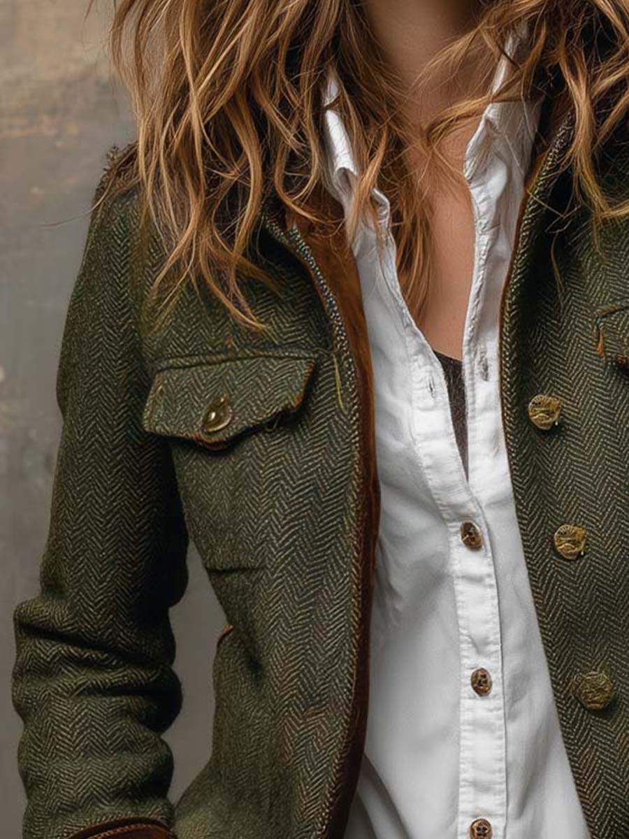 Luisa™ | Blazer con Bordo a Contrasto