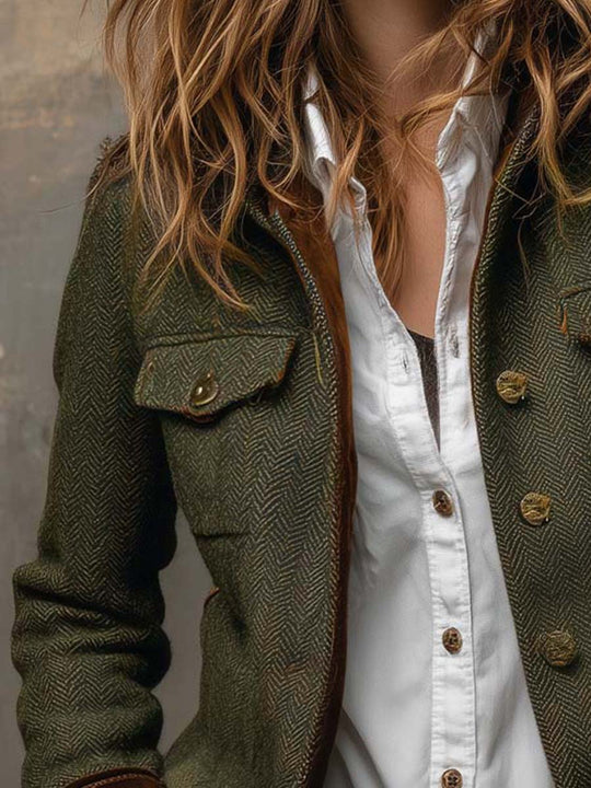 Luisa™ | Blazer con Bordo a Contrasto