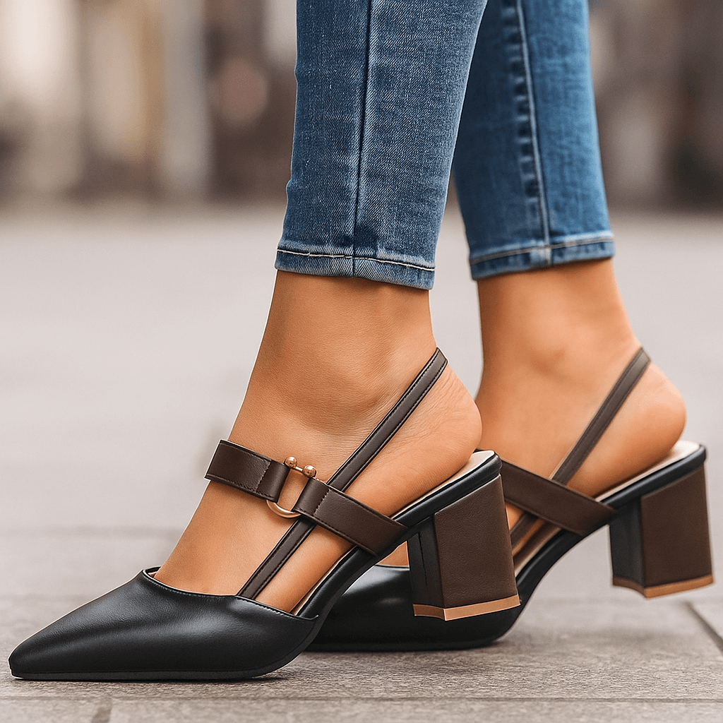 Rebecka | Scarpe con tacco e dettaglio ad anello