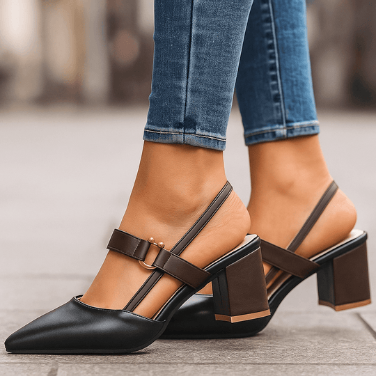 Rebecka | Scarpe con tacco e dettaglio ad anello