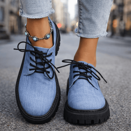 Tiva | Scarpe con lacci e plateau