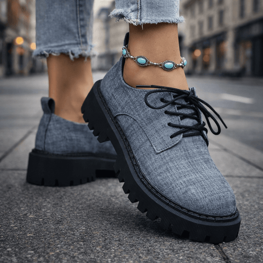 Tiva | Scarpe con lacci e plateau