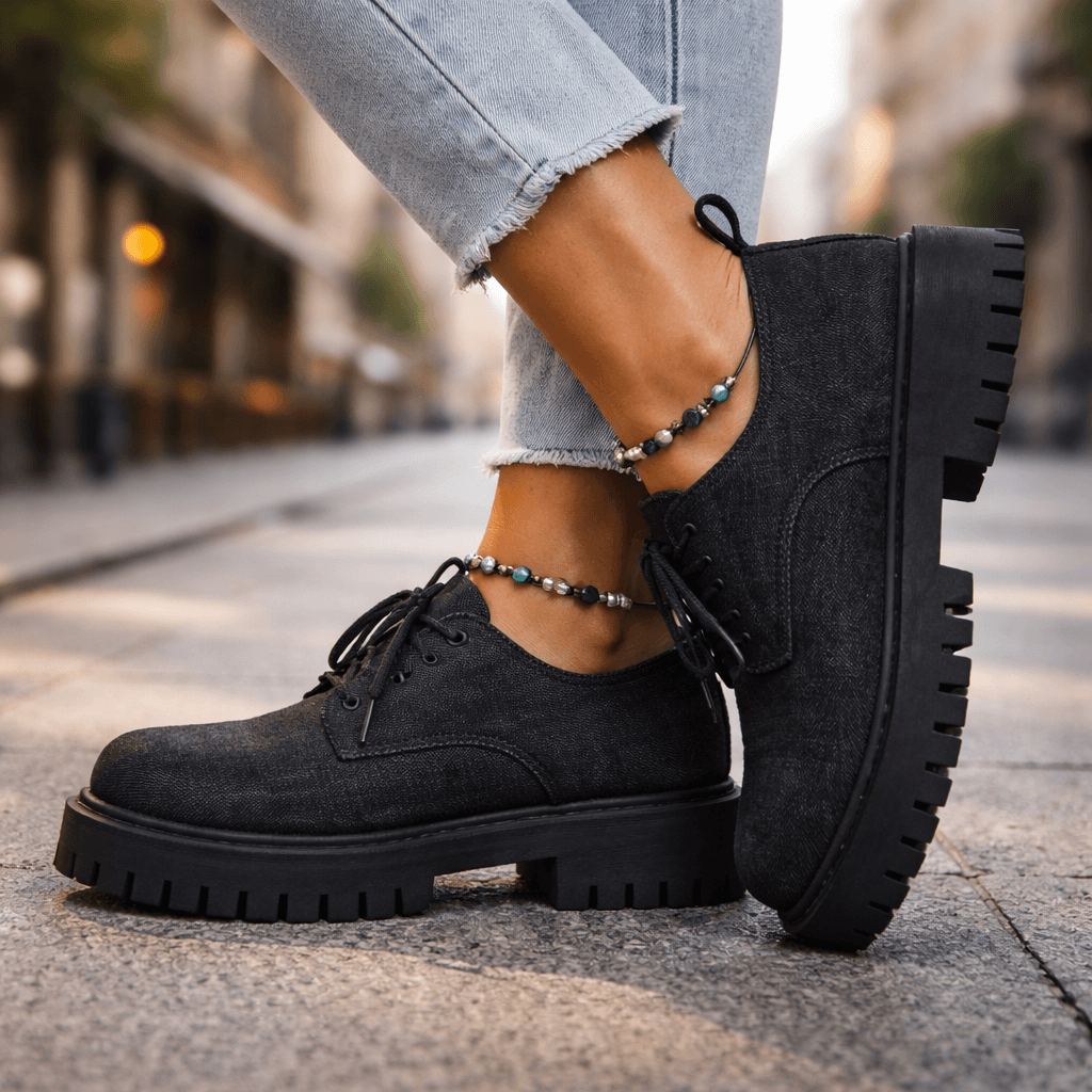 Tiva | Scarpe con lacci e plateau