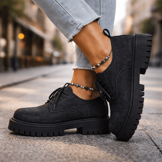Tiva | Scarpe con lacci e plateau